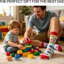 3 x BISOUSOX Funny Socks for Men, Crazy Novelty Mens Dress Socks, Silly Funky Birthday & Father's Day Socks Size 8-12