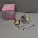 Handicraft Crystal Glass 3D Flower Cups Tea Mug With Tea Spoon Women Coffee, Tea, Juice, Beer, Milk Hot And Cold Drinks Use Gift Package. (Red Rose-Tal)