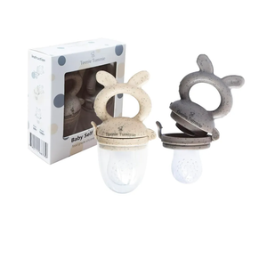 Teenie Tummie Baby Self Feeder Food Grade Silicone Baby Feeder, Pack of 2