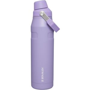 Stanley IceFlow Fast Flow Water Bottle | Angled Spout Lid | Lightweight & Leakproof for Travel & Sports | Insulated Stainless Steel | BPA-Free (36 Ounces, Lavender)