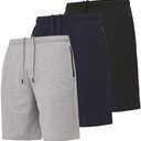 Ultra Performance 3 Pack Mens Shorts Casual Men's Athletic Short Workout Gym Shorts for Men with Zipper Pockets, Small - 5X at Amazon Mens Clothing store