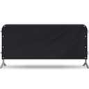 Tioncy 8.5 ft Crowd Control Barricade Jacket Cover for Event Setups Trade Shows Concerts Festivals Sporting Events(Barricade is Not Included)