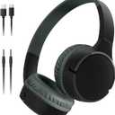 Belkin SoundForm Mini - Wireless Bluetooth Kids Headphones, 30H Battery, 85dB Safe Volume Limit, Built-in Microphone - Toddler On-Ear Earphones for iPhone, iPad, Fire Tablet, Ideal for School - Black