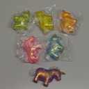 6 Pack Unicorn Stress Balls, Squishy Squeeze Balls Fidget Toys for Kids Girls Boys Adults, Christmas Stocking Stuffers Valentines Day Card Prizes Party Favors Gifts