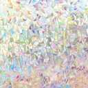 Volcanics Privacy Film Static Clings Vinyl 3D Decals Stickers Rainbow Film for Glass Door Heat Control Anti UV 35.4 x 78.7 Inches