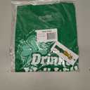 Tipsy Elves Mens St Patricks Day Shirt  Funny Irish Graphic T-Shirt, Green Clover St Patricks Tee (Green, L)