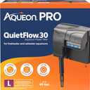 Aqueon QuietFlow 30 LED PRO Aquarium Fish Tank Power Filter For Up To 45 Gallon Aquariums