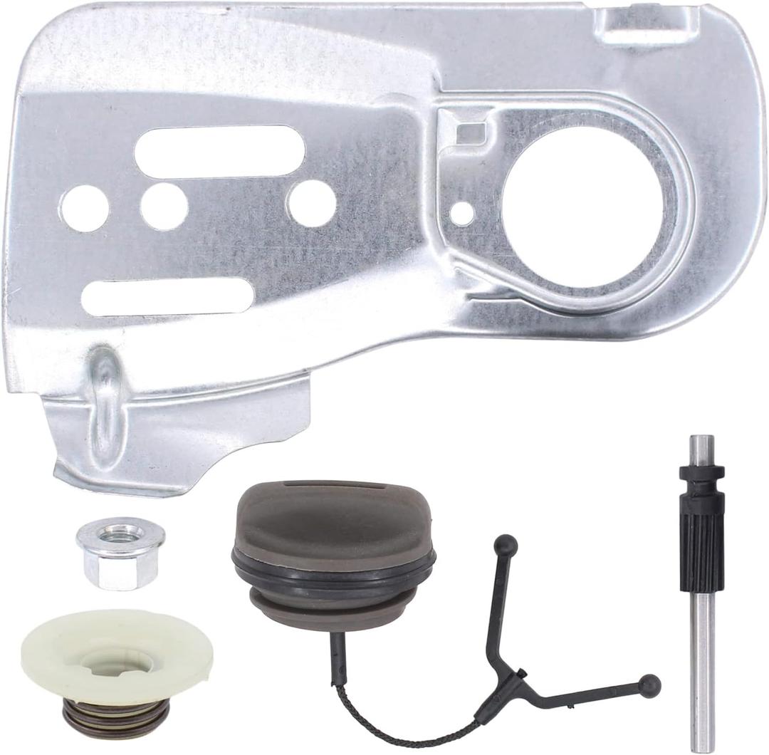 ApplianPar Oil Pump Inner Bar Guide Plate Nut Kit for Husqvarna 445 450 E X-Torq Chainsaw Replacement Part