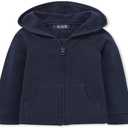 The Children's Place Uniform Fleece Zip Up Hoodie, Large