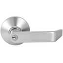 Commercial Panic Exit Device with Lever Handle UL 500 & ANSI Grade 1 Certified, Heavy-Duty Aluminum Push Bar for 2836 Emergency Exit Doors, Reversible for Left/Right (UL500-with Handle)