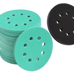 90 PCS Sanding Discs with a Orbital Sander Pad, 5 Inch 8 Hole Hook and Loop Sandpaper, 600 800 1000 1200 1500 2000 High Grit Sand Paper Assortments, Fine Grit Sandpaper for Wood Furniture (Pack of 2)