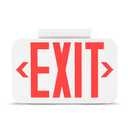 Amazon Basics Acrylonitrile Butadiene Styrene LED Emergency Exit Sign, UL Certified, 1-Pack, Double Face Exit, Hardwired with Battery Backup, Red (Previously AmazonCommercial brand)