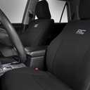 Rough Country Neoprene Front Seat Covers for Toyota 4Runner (2011-2024) - Waterproof & UV Resistant, Foam Padded, Front & Rear Seat Cover Set