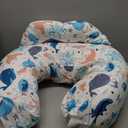 BATTOP Nursing Pillow for Breastfeeding, Feeding Pillow with Adjustable Waist Strap, Removable Slipcover, Breastfeeding Pillows for More Support for Mom, Plus Size, Extra Pillow on Top