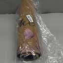 Lavender Floral Welcome Door Mat, Purple Cute Flower Butterfly Artificial Coir Front Door Mat Indoor Outdoor Entrance, Farmhouse Rustic Doormat Rug for Porch Entryway Patio Decor,17X30 Inch