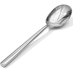 KINGSTONE Dinner Spoon Set, 4-Piece Tablespoons Silverware Spoons, Premium Food Grade Stainless Steel Spoons, Mirror Finish & Dishwasher Safe, Use for Kitchen, Home, Wedding, Party