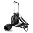 Beach Cargo Cart, Foldable Heavy Duty Beach Trolley with 12" Balloon Wheels for Sand