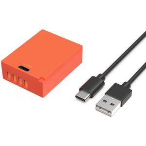 SMALLRIG NP-W126S Battery, 1050mAh Replacement USB-C Battery for Fujifilm X100 VI, X-E5, X-M5, X Half, X100V, X-T3, X-T50, X-Pro3, X-T20, X-T30, X-T30 II, X-T200, X-H1, X-T2, 2.5H Fast Charging (Orange)