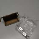 2Pcs 304 Stainless Steel M15 Single Pulley Block, Wire Rope Hanging Wire Towing Wheel, with 2Pcs Spring Snap Hook