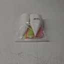 Disposable Snow Cone Cups, WXJ13 100 Piece 6 Ounce Shaved Ice Cups with 100 Piece Spoon Straws for Home Company Party