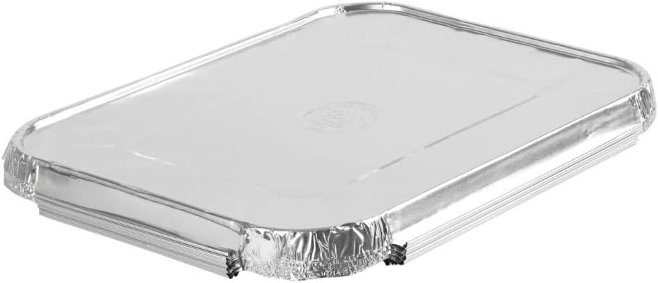 Lids for Oblong Pans - 5lb, Plastic - Case Pack of 240 - For Catering, Storage & Pan Covers