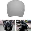 FATECIM 13" Smoke Windscreen Windshield for Harley Dyna FXDXT T-Sport Fairing