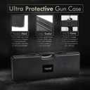 Merdia Gun Case Precision Hard Locking Rifle Cases Ultra Protective Case Intensive Convoluted Foam Shot Gun Case | AR Accessories | Rifle Bag | Hard Gun Cases for Rifles | Shotgun Case