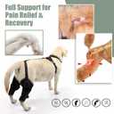 Dog Knee Brace for Torn Acl Hind Leg for Support with Cruciate Ligament Injury, luxating Patella,Arthritis,Dog Acl Knee Brace with Metal Splint Hinged Support for CCL Luxating Patella
