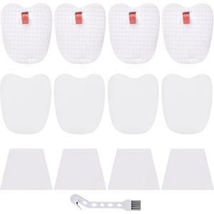 Leadaybetter 8 Pre-Filters (4 Foam+4 Felt) and 4 Post-Filters for Shark Rocket Zero-M Ultra-Light Corded Stick HV345 ZS350 ZS350C ZS351 ZS351C ZS352 Vacuums, Replaces Part # XPMFK320 & 1084FTV320