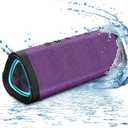 Vanzon Bluetooth Speakers V40 Portable Wireless Speaker V5.0 with 24W Loud Stereo Sound, TWS, 24H Playtime & IPX7 Waterproof, Suitable for Travel, Home&Outdoors,Hij-Purple