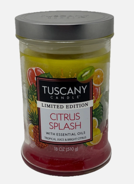 Tuscany Candle "Citrus Splash" Scented Candle