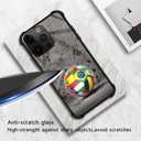 ZHEGAILIAN for iPhone 14 Pro Case, Military-Grade Protection, All-Around Shockproof Corners, Anti-Scratch Phone Case for iPhone 14 Pro - World of Soccer