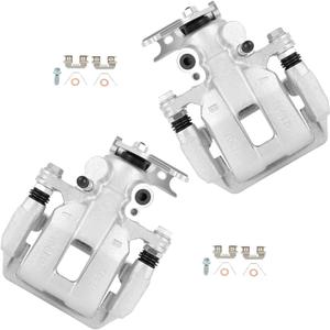cciyu 19B7097 19B7096 Rear Left & Right Brake Calipers With Bracket For Honda For Accord 2013-2017