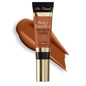 Too Faced Born This Way Soft Matte Foundation | Hydrating, Blurring, Waterproof, All-Day Oil Control Foundation that Helps Smooth Skin’s Appearance, 1 Fl Oz