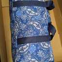 American Mahjong Game Set, 166 Quality White Tiles, 4 All-in-One Color Rack/Pushers, Mahjong Tile Set with Blue Printed Carrying Bag, 9 inches x 20 inches x 3 inches