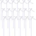 20 Pcs Spray Foam Nozzle, Fine Expansion Foams Nozzles, Spray Foam Replacement Tube for DIY Spraying (White)