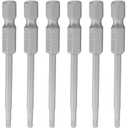 2 x Utoolmart H2.5 Magnetic Hex Head Screwdriver Bits, 1/4 Inch Hex Shank 65mm Length S2 Power Tools 10Pcs