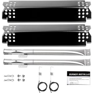 2 Burner Grill Replacement Parts for Nexgrill Grill 720-0864,720-0864m,10 PCS Grill Flame Tamers & Igniters & Burners Replacement for Nexgrill
