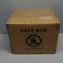 Home Safe Box, Safes with Fireproof Waterproof Bag, 9.84'' H Anti-Theft Digital Security Lock Box with Smart Alert System, Removable Shelf, Mute Function, Document Safes for Jewelry