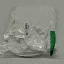 Perbai Womens Cropped Button Down Shirt Summer Collared Sleeveless Loose Denim Top with Pockets (Medium, White)