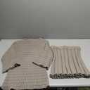 SENSERISE Fall Sweater Sets Skirt Sets Women 2 Piece Outfits Long Sleeve Top and Skirts Set Loungewear (Small, Grey Khaki)