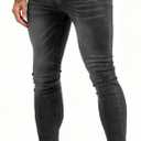 GINGTTO Men's Ripped Jeans Slim Fit Skinny Stretch Jeans Pants, Size 30