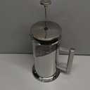 Cafe Du Chateau Stainless Steel French Press Coffee Maker - 34oz Insulated Coffee Press with 4-Level Filtration, BPA Free, Durable Glass, Great for Tea