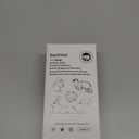 Pet Water Bottle Hanging Dog Water Dispenser Kennel Drinker Kettle Feeder BPA Free Cage Crate Hutch Puppy Cat Rabbit (17oz, Gray)