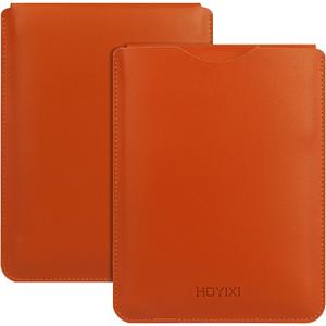 HoYiXi Universal Sleeve Case for 6-inch Kindle/Kobo/Voyaga/Lenovo/Pocketbook/Tolino E-Book E-Reader Lightweight Leather Sleeve Bag Pouch for 6-inch E-Book, Brown