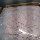 MAXYOYO Giant Bean Bag Chair with Pillow, 3 in 1 Convertible Bean Bag Chair for Adults with Removable Cover, Floor Cushion Stuffed Floor Lounger for Living Room Bedroom, Pink (Full, Faux Fur Pink)