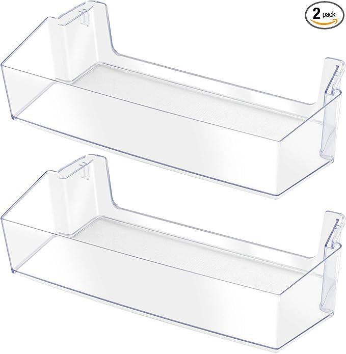 MIFLUS W11239961 W10900538 Door Bin Replacement,Refrigerator Door Shelf Compatible for WhirlPool Refrigerator Shelf Replaces 4591452 AP6333410 PS12578777 EAP12578777 Shelves 2Packs