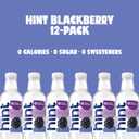 Hint Fruit-Infused Bottled Water, Blackberry - Sugar Free Flavored Water with Zero Calories, Natural Fruit Essences, and No Artificial Sweeteners - 16 Fl Oz (Pack of 12)