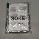 Soke Case for iPad Air 11-inch M3/M2 (2025/2024), iPad Air 5th/4th Generation 10.9-inch (2022/2020), with Built-in Screen Protector and Kickstand, Rugged Full Body Protective Cover - Black