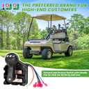 10L0L Golf Cart Forward Reverse Switch with Handle, 48V Heavy Duty Fits Club Car DS 1996-Up, Replaces 101753005 1012987